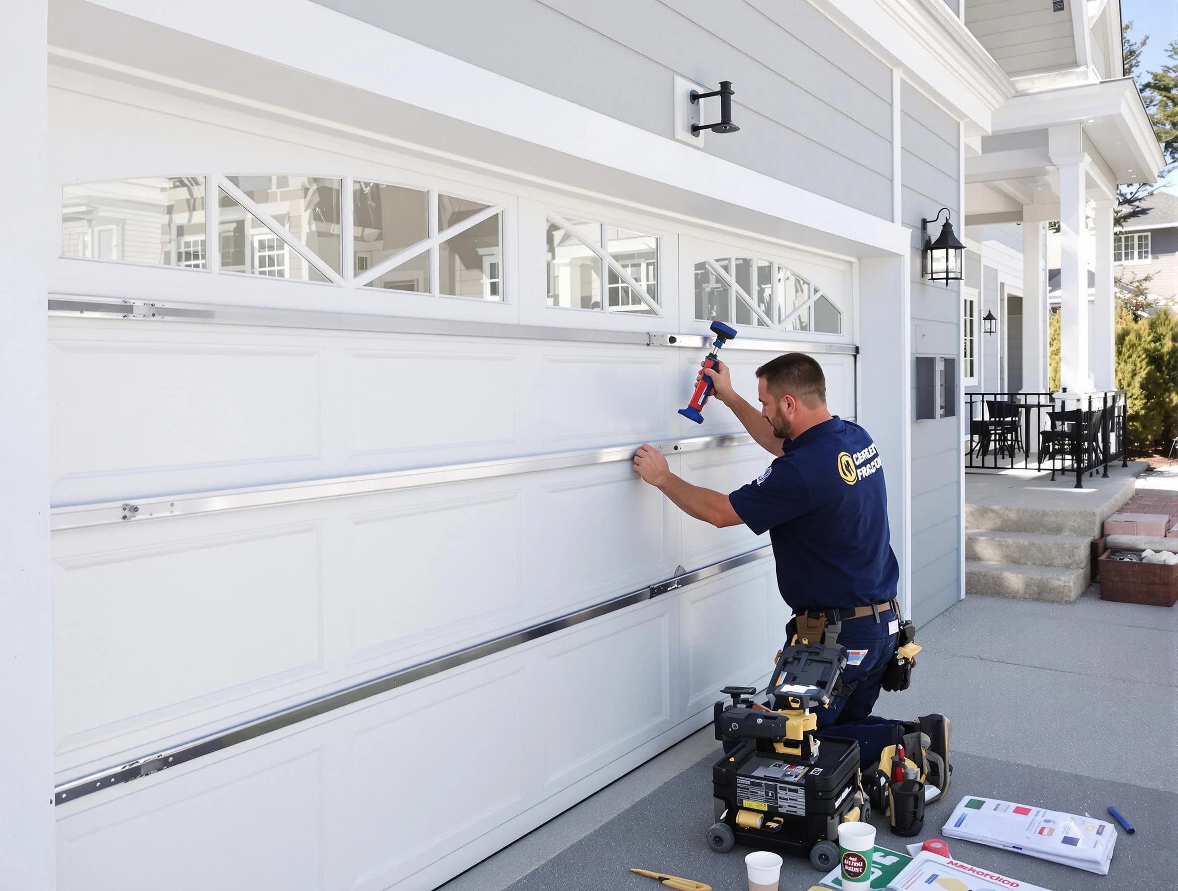 Professional garage door installation by Pleasant Grove Garage Door Repair in Pleasant Grove