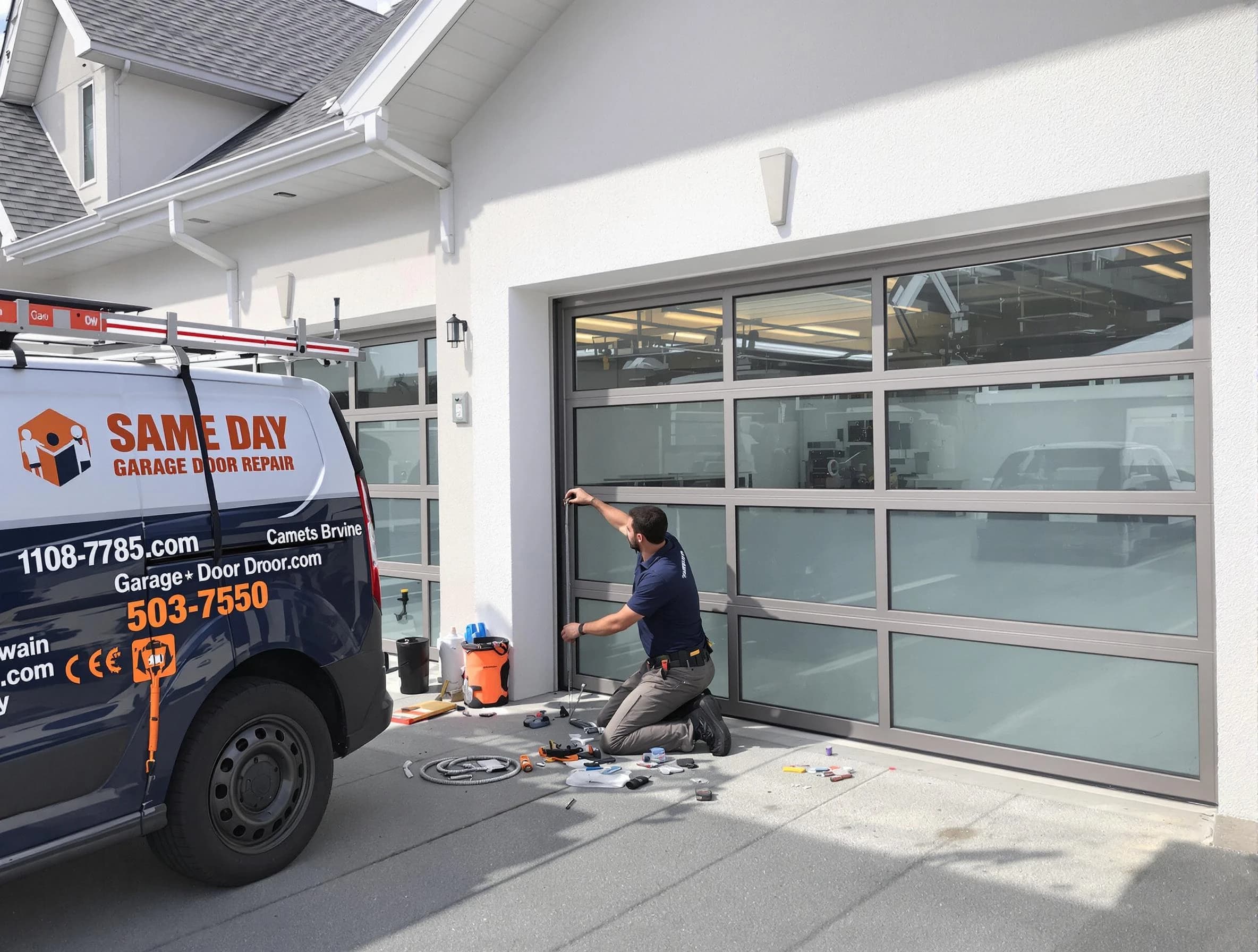 Same-day garage door repair service by Pleasant Grove Garage Door Repair in Pleasant Grove