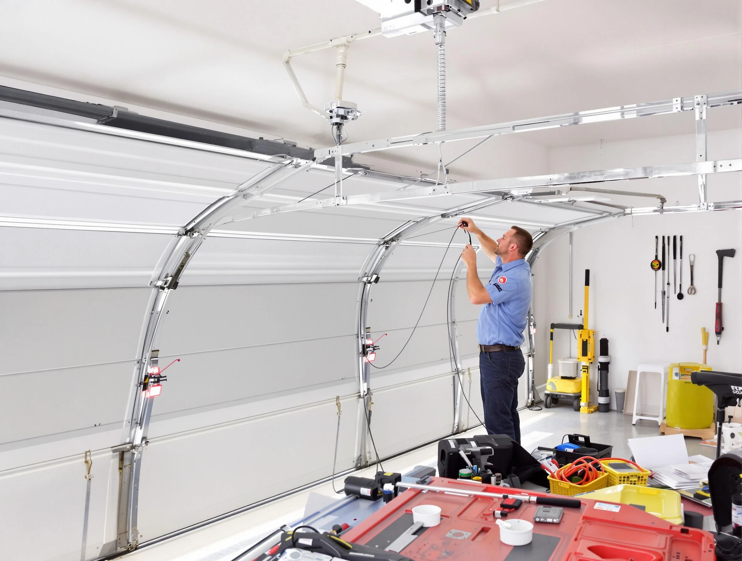 Garage door cable repair service by Pleasant Grove Garage Door Repair in Pleasant Grove