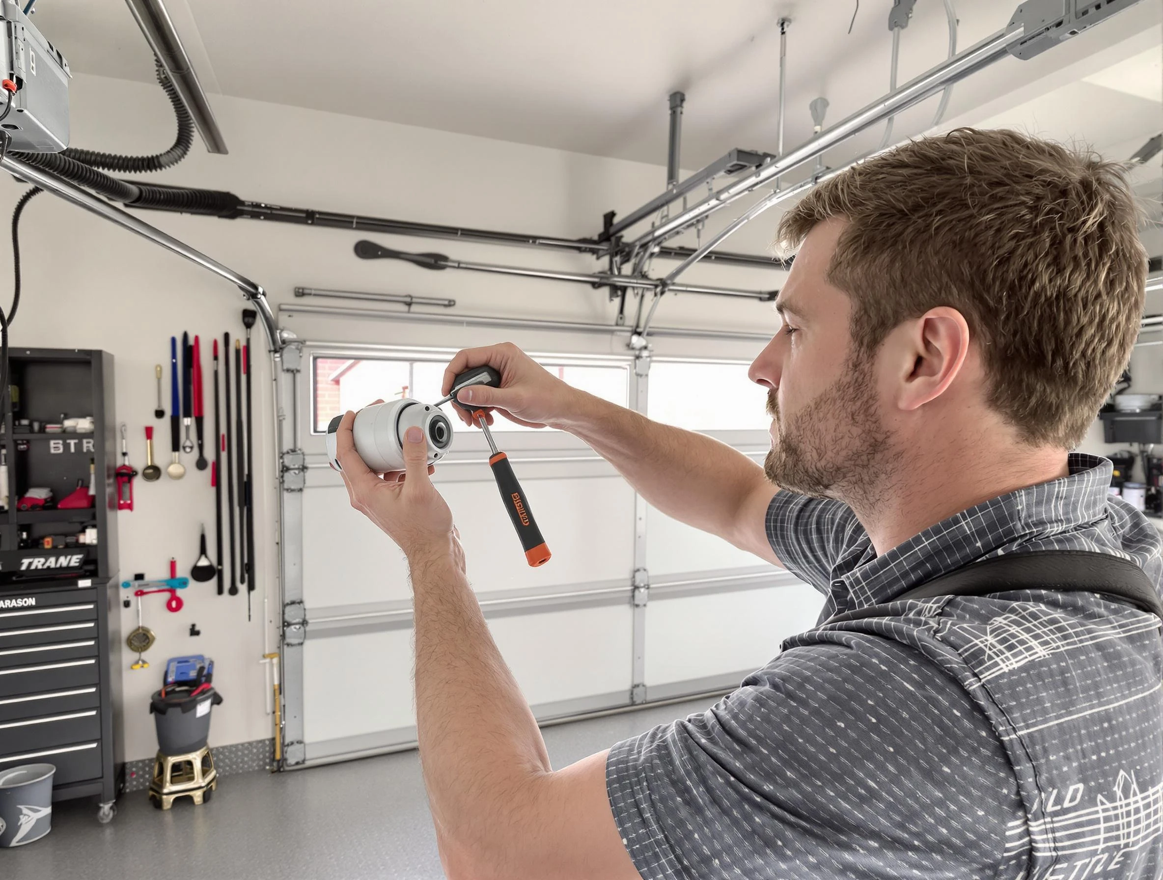 Garage door opener repair service by Pleasant Grove Garage Door Repair in Pleasant Grove